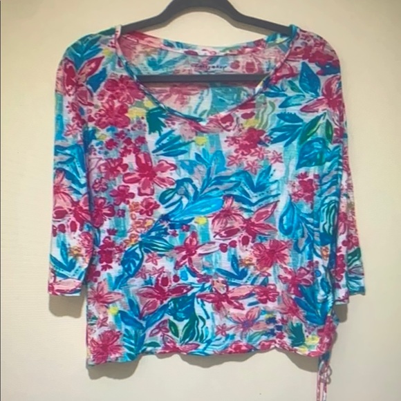 Tops - Floral Multicolor Women's Top